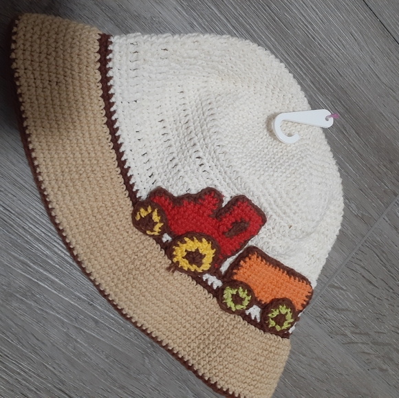 Day Lee Crochet Train Hat 1-2 Years - Picture 3 of 4